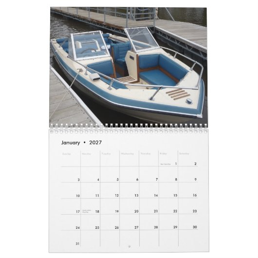Klassieke Glastron-agenda 2011 Kalender (Jan 2027)