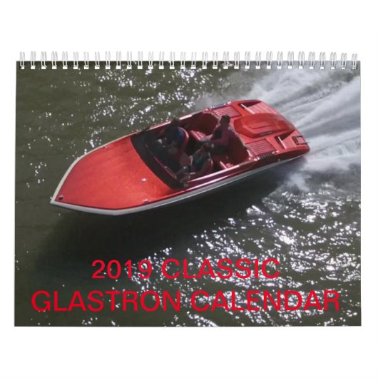Klassieke Glastron-agenda 2019 Kalender (Hoes)