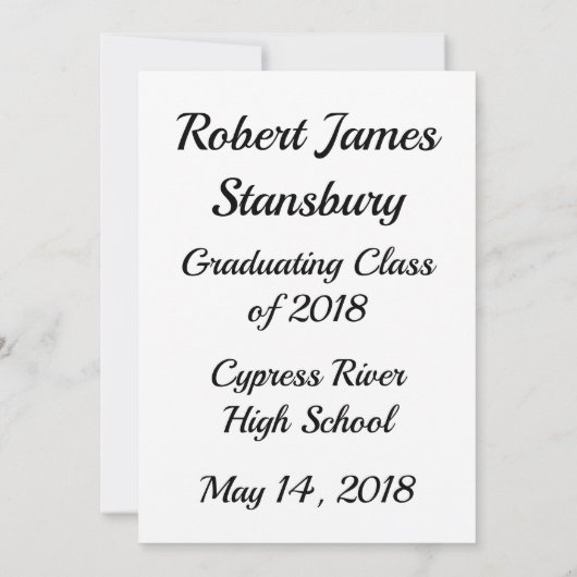 Klassieke goedwensen en advies voor de Afstuderen Kaart (Achterkant)