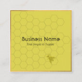 Klassieke Gold Bee Professional Vierkante Visitekaartje (Voorkant)