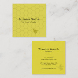 Klassieke Gold Bee Professional Vierkante Visitekaartje