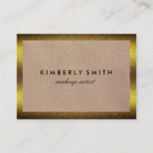 Klassieke Gold Border Visitekaartje (Voorkant)