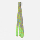 Klassieke Gold Butterfly Pistachio Violet Backgrou Stropdas (Achterkant)