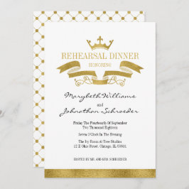 Klassieke Gold Crest-repetitie binnenkaart Kaart