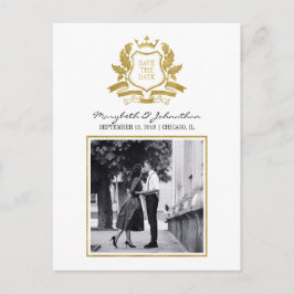 Klassieke Gold Crest slaat het Briefkaart Datum op