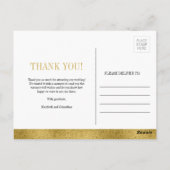 Klassieke Gold Crest Weddenschap Hartelijk dank Br Briefkaart (Achterkant)