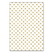 Klassieke Gold Crest Weddenvice-kaart Kaart (Achterkant)