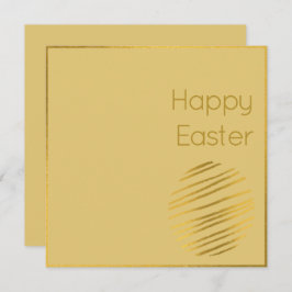 Klassieke Gold Egg Easter Kaart
