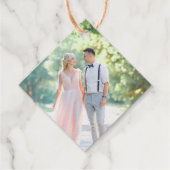 Klassieke Gold en fotobruiloft Hartelijk dank Bedankjes Labels (Achterkant)