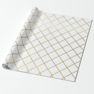 Klassieke Gold Geometric Abstract Pattern Weddensc Cadeaupapier