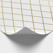 Klassieke Gold Geometric Abstract Pattern Weddensc Cadeaupapier (Hoek)