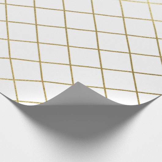 Klassieke Gold Geometric Abstract Pattern Weddensc Cadeaupapier (Hoek)