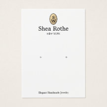 Klassieke Gold Monogram Oorsprongskaart