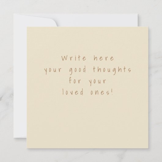 Klassieke Gold White Floral Easter Kaart (Achterkant)