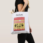 Klassieke Golden Sunset Break Dans Tote Bag (Dichtbij)