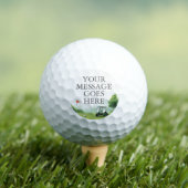 Klassieke Golf Buggy aangepaste boodschap Golfballen (Insitu Shirt)