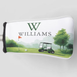 Klassieke Golf Buggy Aangepaste Naam Monogram Golfheadcover