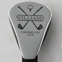 Klassieke Golf Club Speler Naam Golf Head Cover