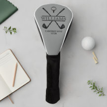 Klassieke Golf Club Speler Naam Golf Head Cover