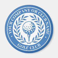 Klassieke Golf Gepersonaliseerde Naam Blauw