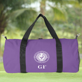 Klassieke Golf Monogram Reistas Met NaamPaars Plunjezak