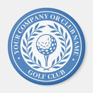 Klassieke Golf Overwinningskrans Aangepaste Naam B Magneet