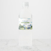 Klassieke Golf Verjaardagsfeestje Waterfles Label Waterfles Etiket (Voorkant)
