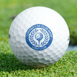 Klassieke Golfbal Set Aangepaste Bedrijfsnaam Blau Golfballen