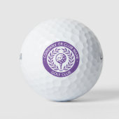 Klassieke Golfbal Set Aangepaste Bedrijfsnaam Paar Golfballen (Voorkant)
