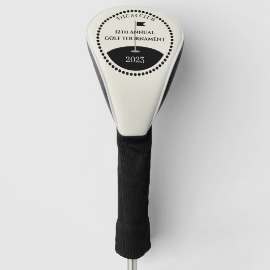 Klassieke Golfclub Naam Golf Head Cover (Voorkant)