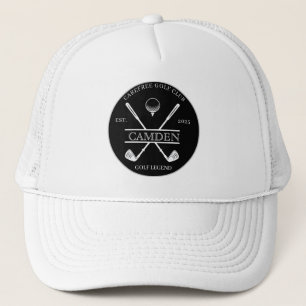Klassieke Golfclub Naam Logo Trucker Pet