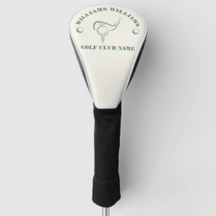 Klassieke Golfclub Speler Naam Golfheadcover