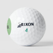 Klassieke Golfer Bal / 2 Initialen / man golft (Logo)