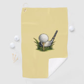 Klassieke golfhanddoek voor golfers (Insitu)