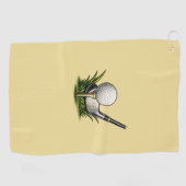 Klassieke golfhanddoek voor golfers (Horizontaal)