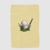 Klassieke golfhanddoek voor golfers (Voorkant)
