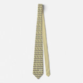 Klassieke golfkarren Monogram Stropdas (Voorkant)