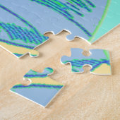 Klassieke golfsurfer zeemeermin Thunder_Cove Legpuzzel (Zijkant)