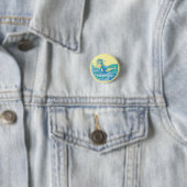 Klassieke golfsurfer zeemeermin Thunder_Cove Ronde Button 3,2 Cm (In situ)