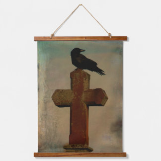 Klassieke Gothic Crow Hangend Wandkleed