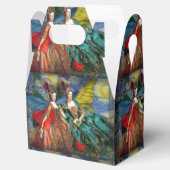 Klassieke Gotische Gemini Whimsical Vlinder Vrouw Bedankdoosjes (Geopend)