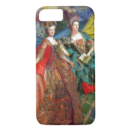 Klassieke Gotische Gemini Whimsical Vlinder Vrouw Case-Mate iPhone Case (Achterkant)