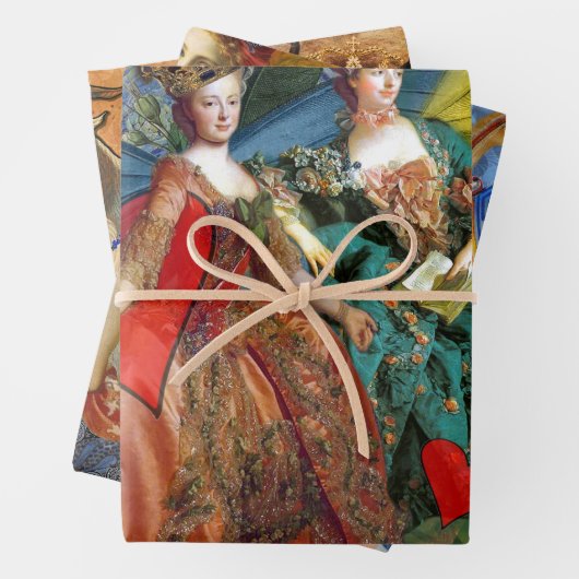 Klassieke Gotische Gemini Whimsical Vlinder Vrouw Inpakpapier Vel (In situ)