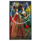 Klassieke Gotische Gemini Whimsical Vlinder Vrouw Klein Cadeauzakje (Achterkant)