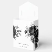 Klassieke Gotische Witte Bruiloft Dank u Bedankdoosjes (Geopend)