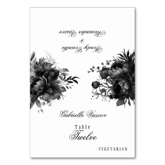 Klassieke Gotische Witte Bruiloft Opvouwbare Plaat Kaart (Voorkant)