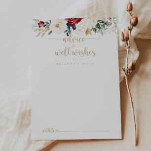 Klassieke goudbloeiende boorputten advieskaart