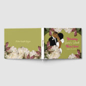 Klassieke Gouden Afro-Amerikaanse Bruiloft Gastenboek (Volledig)