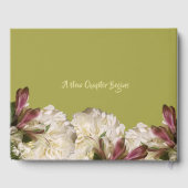 Klassieke Gouden Afro-Amerikaanse Bruiloft Gastenboek (Achterkant)