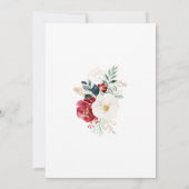 Klassieke gouden bloemen die we weer teruggeven kaart (Achterkant)